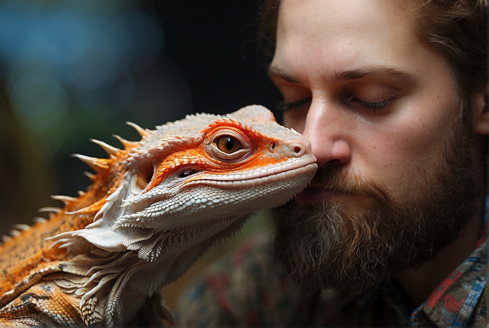 Can I Kiss My Pet Bearded Dragon?
